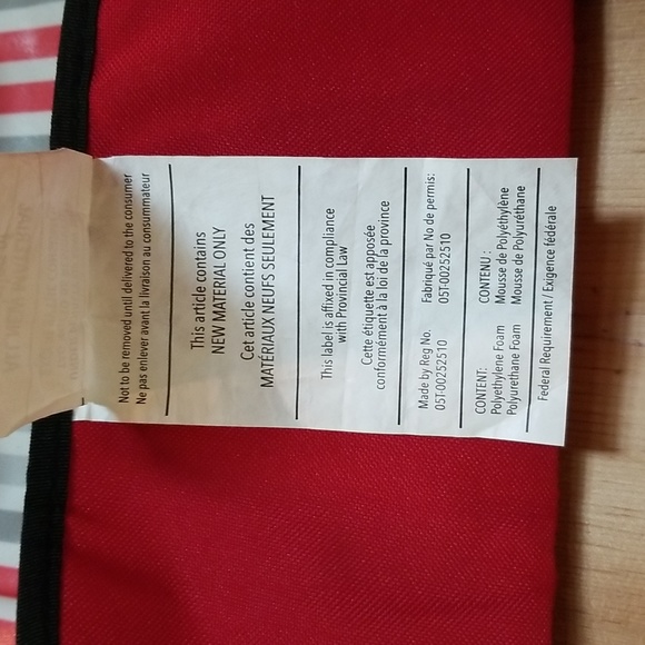 Skip * Hop Pronto Baby Changing Station & Diaper Clutch, Red w/Striped Interior - Picture 11 of 15